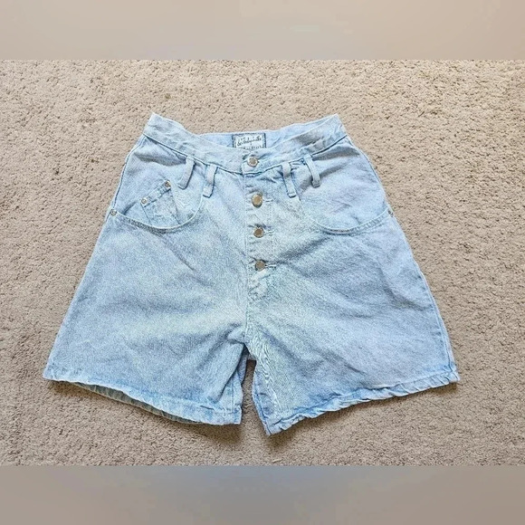 Vintage Mom Jean denim short shorts Size 9  Beverly Hills denim company … - Picture 1 of 6